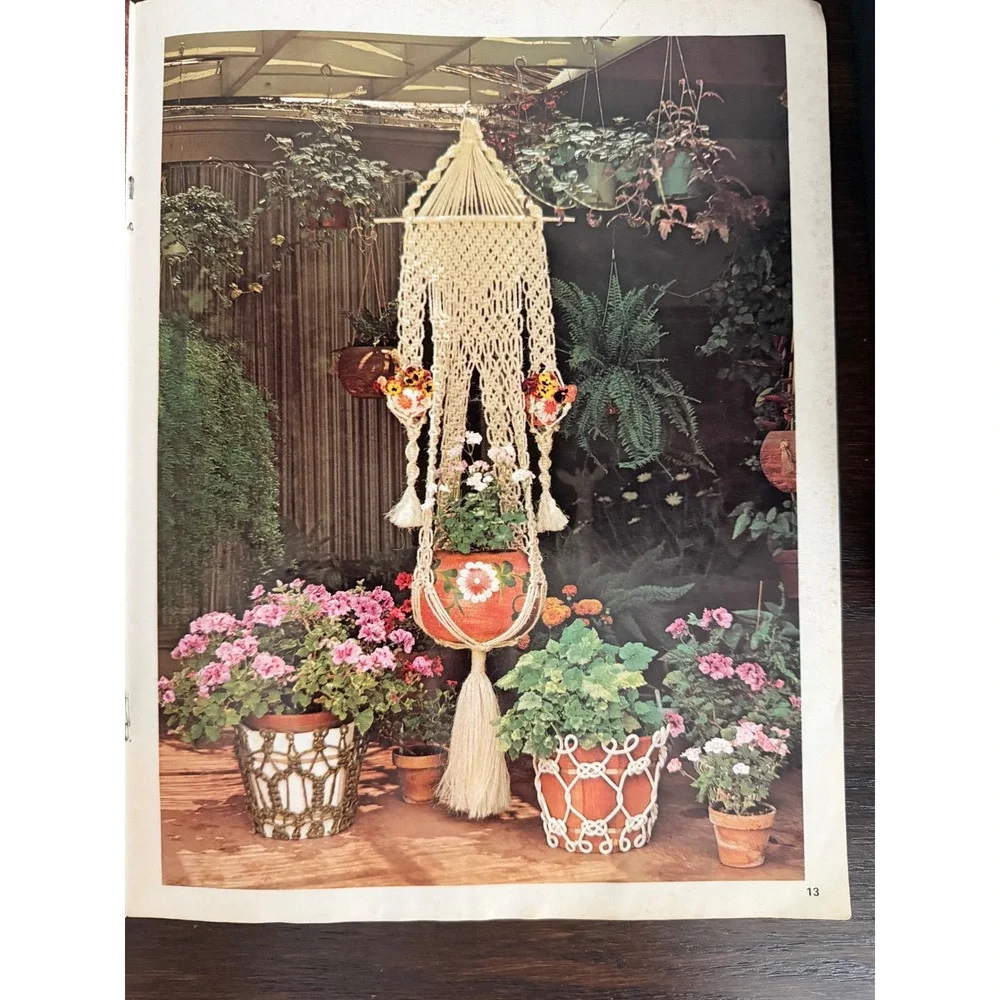Craft Course Book vintage macrame